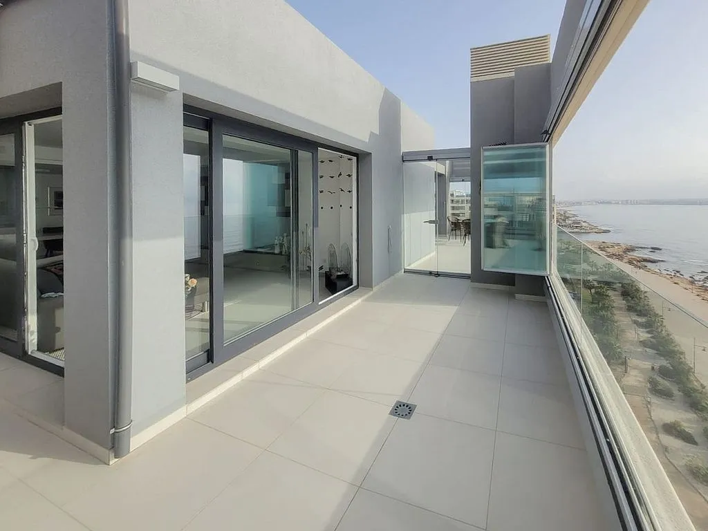 Terrace - Penthouse with Sea View in Punta Prima