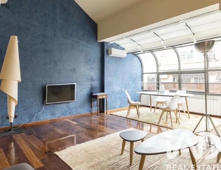 Séjour - Penthouse with Terrace in Barcelona