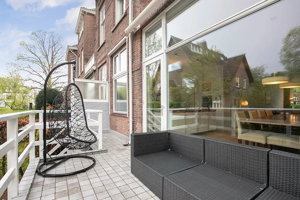 Terrasse - Character Villa with Park View in Kralingen