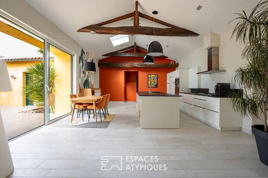 Köök - Renovated Longère with Pool in Countryside