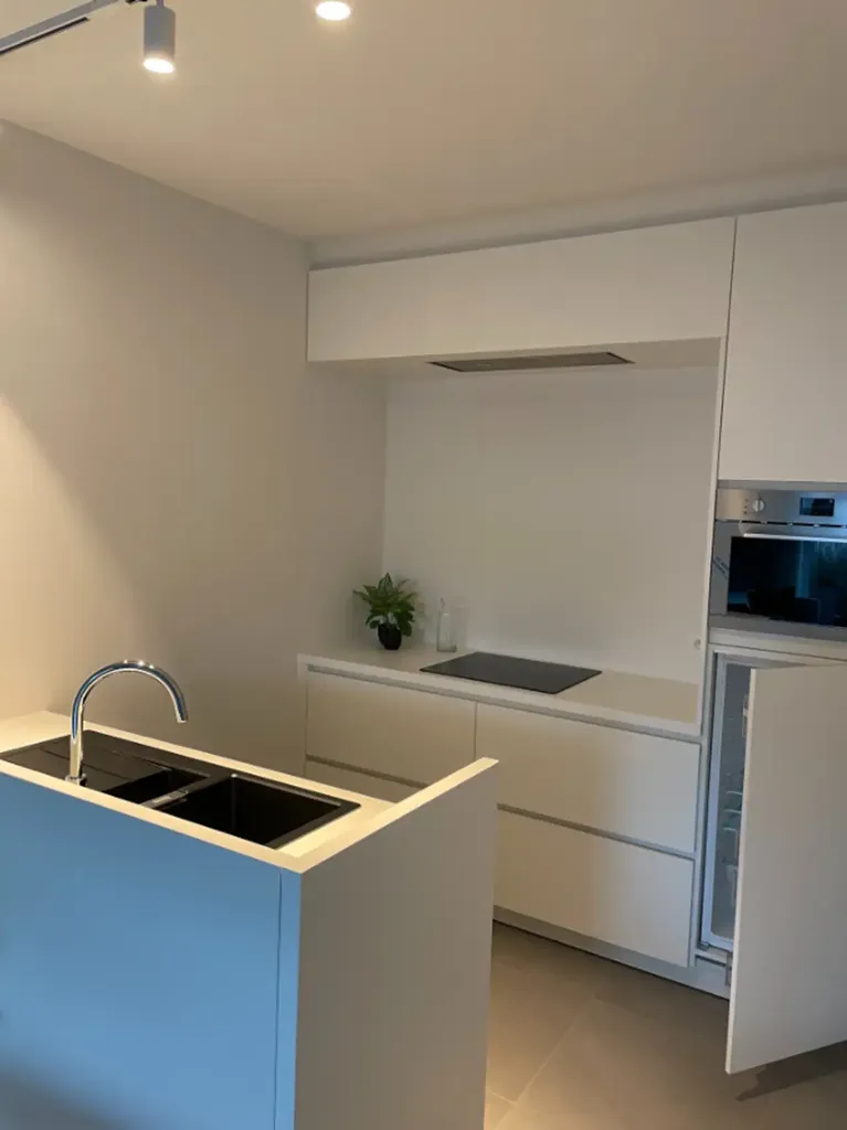 Cuisine - Appartement Neuf 1 Chambre avec Terrasse à Bruxelles