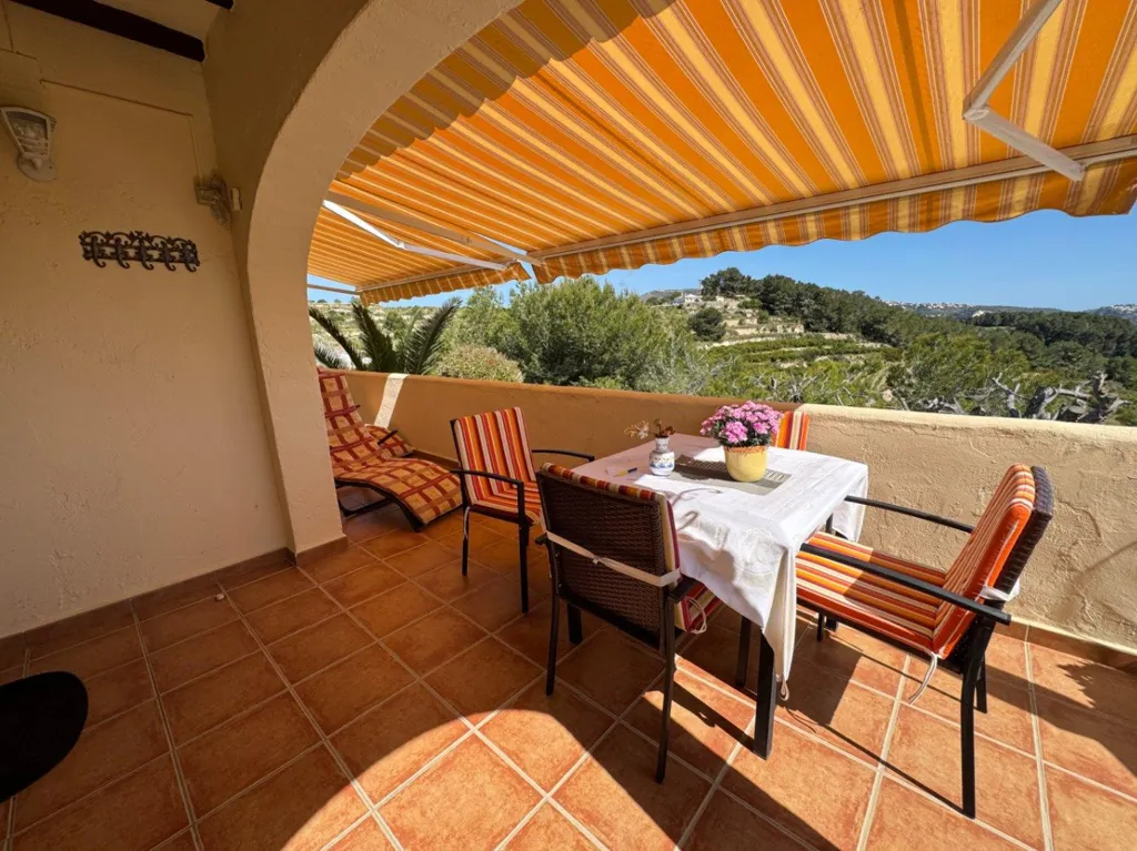 Terrasse - Apartment with Sea Views and Pool in Teulada