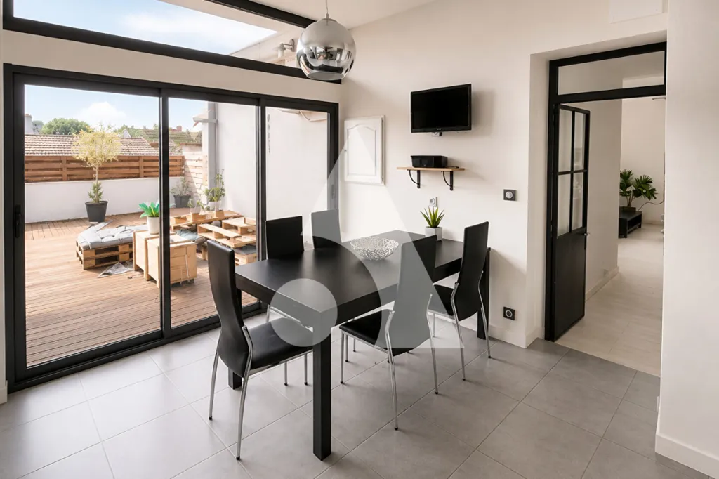 Söögituba - Spacious 3-Room Apartment with Terrace in Avignon