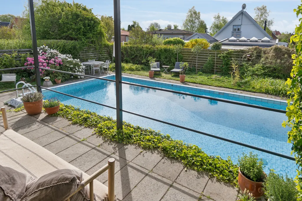 Piscine - Villa with Pool in Valby