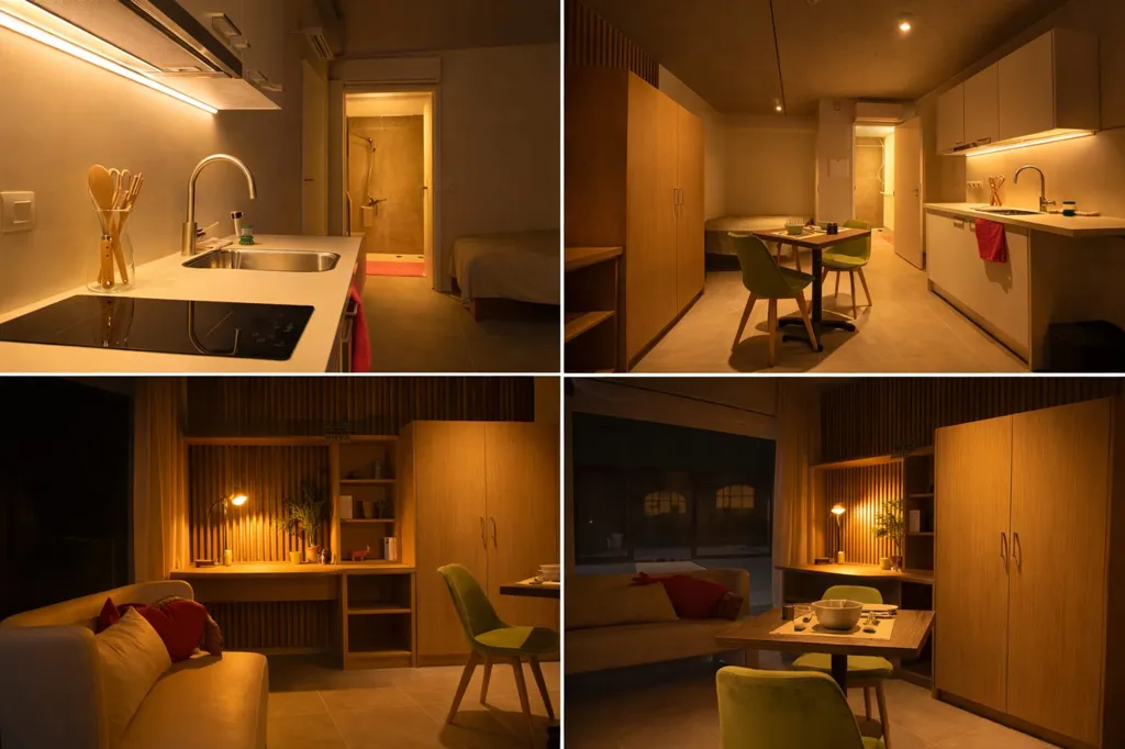 Cuisine - Studio à Proximité de Haute École Erasmus à Bruxelles