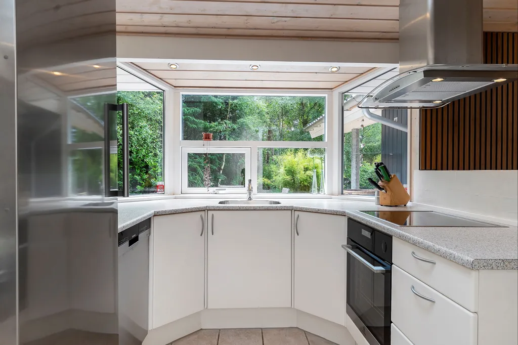 Kitchen - Quality Summerhouse with Garden in Helberskov
