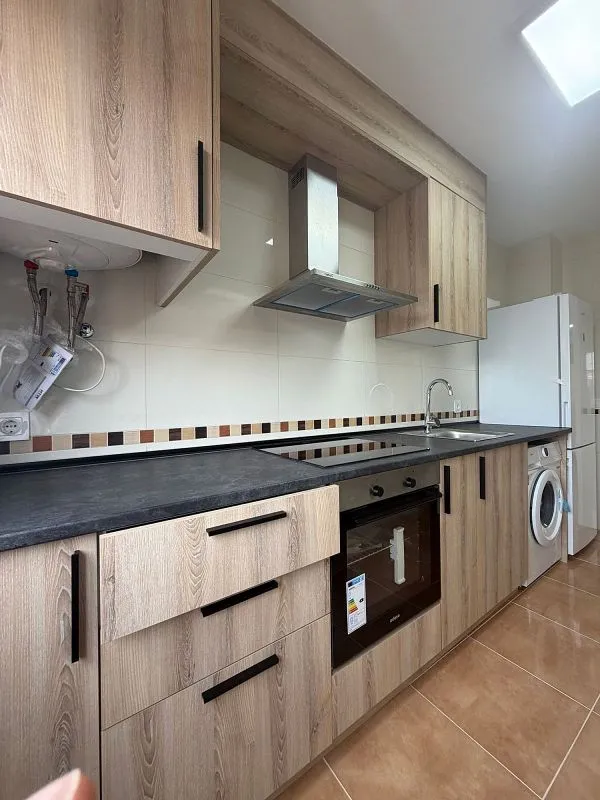 Cucina - Garden Apartment with Pool in Vícar