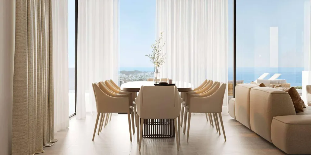 Söögituba - Sea View Villa with Private Pool in Mijas