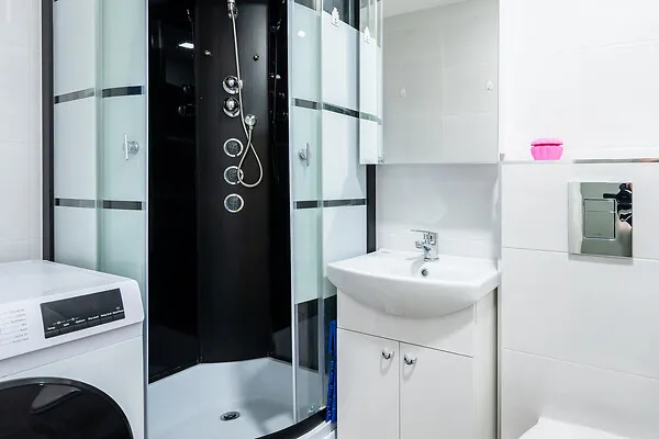 Salles de bain - Renovated Flat with Courtyard View in Mustamäe