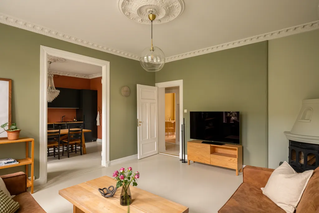 Séjour - Classical 3-Bed Flat with Balcony in St. Hanshaugen