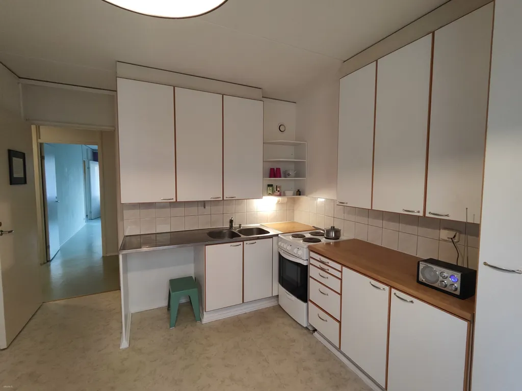 Köök - Apartment with Balcony in Heinola