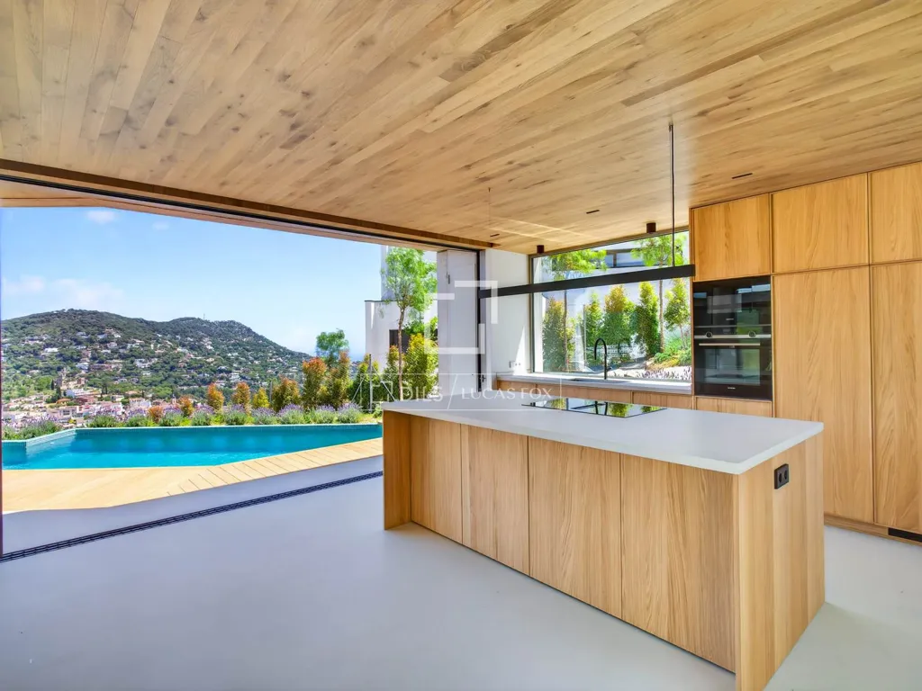 Köök - New Build Villa with Sea View in Cabrils