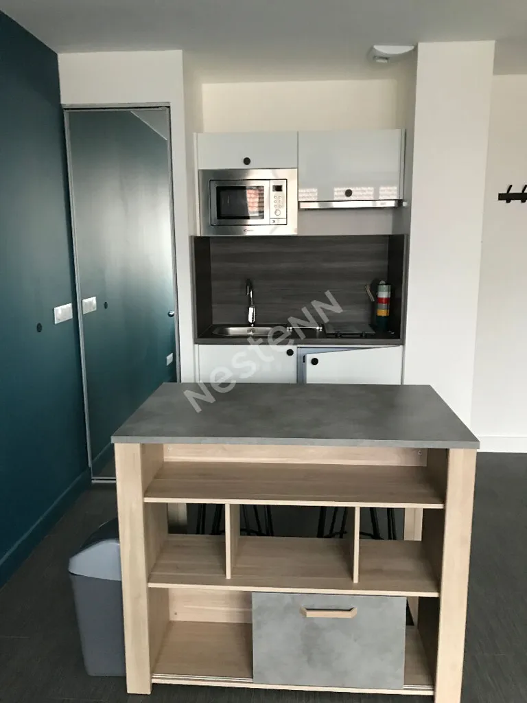 Köök - Studio in Renovated Residence near Laon