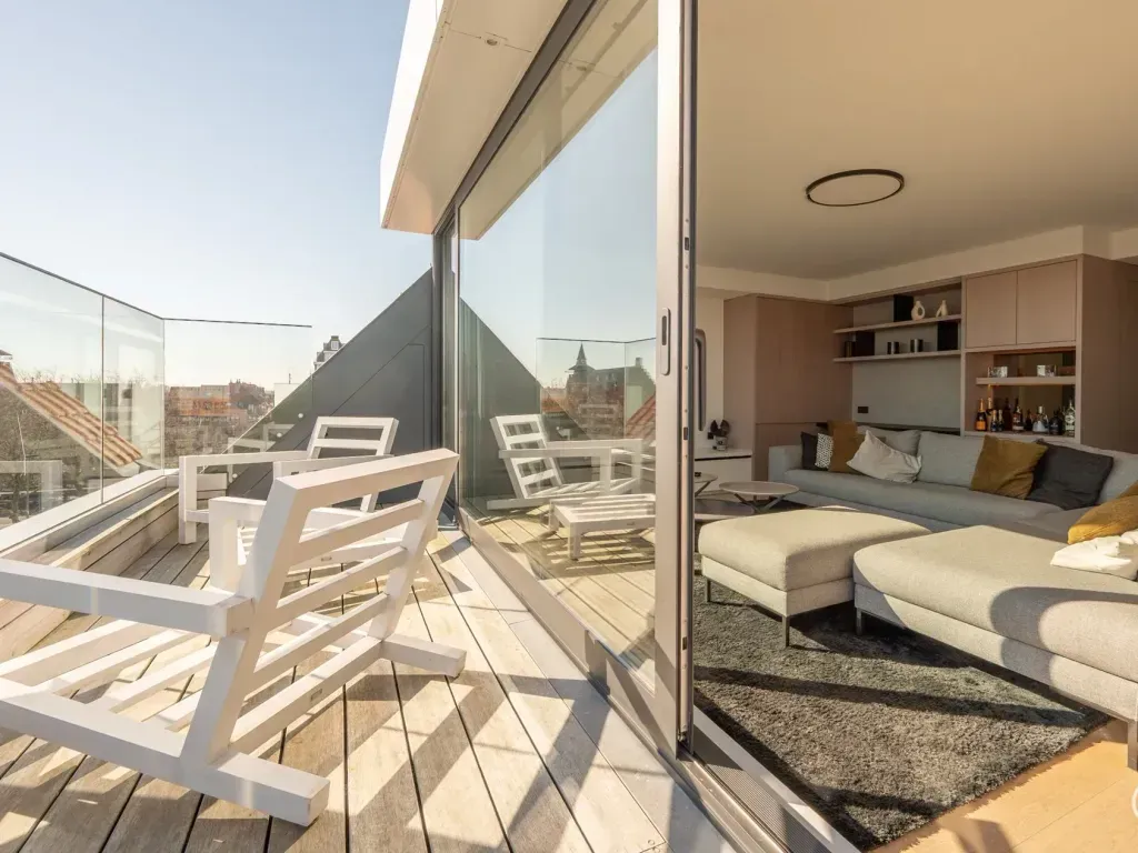 Terrasse - Duplex-Appartement Récemment Rénové à Knokke-Heist