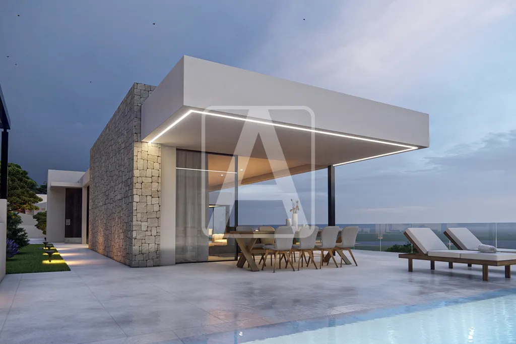 Pool - Modern Villa with Sea Views in Altea