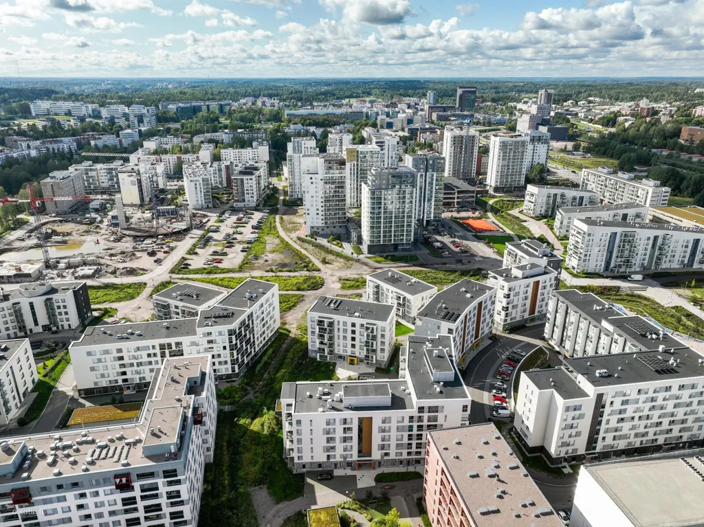 Õhuvaade - Modern Studio Flat with Balcony in Espoo