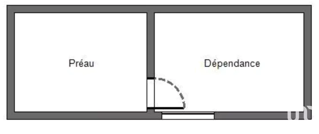 Floor Plan - Charming House with Courtyard in Missillac