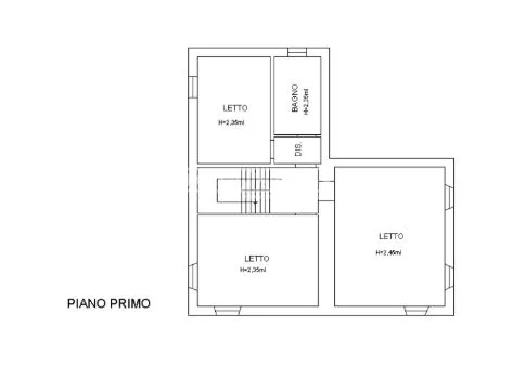 Plaan - Detached House with Garage in Prignano sulla Secchia