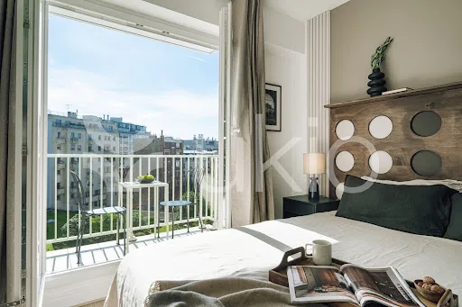 Chambres - Appartement Meublé avec Ascenseur à Paris 15e