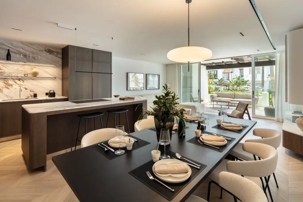 Söögituba - Luxury Apartment with Sea View in Marbella