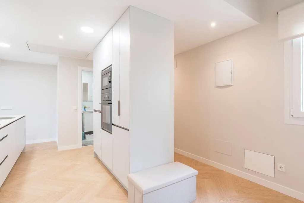Köök - Apartment with Air Conditioning in Central Madrid