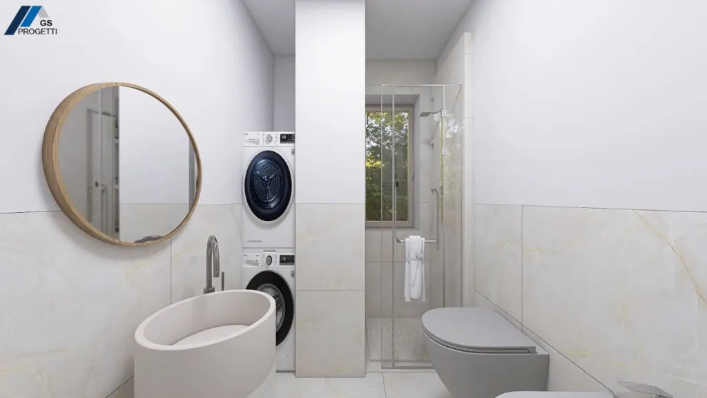 Salles de bain - Modernised Trilocale with Garden in Cervignano d'Adda
