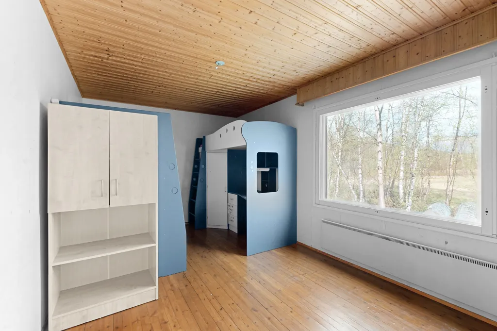 Camere da letto - Unique Lakeside Cottage with Teno River View in Utsjoki