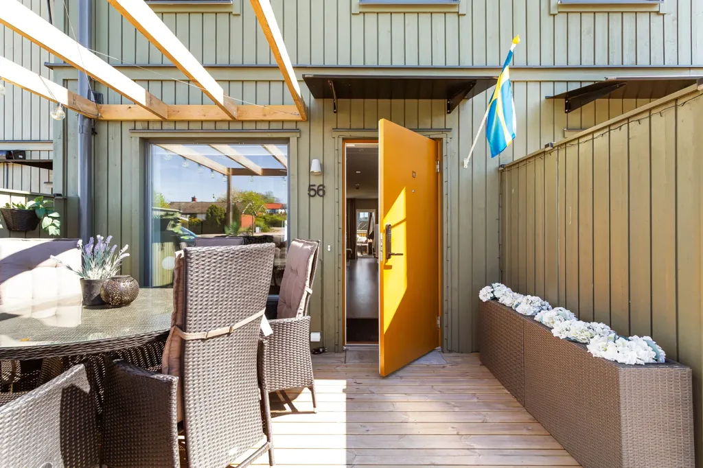 Terrasse - Modern Flat with Balcony in Båstad