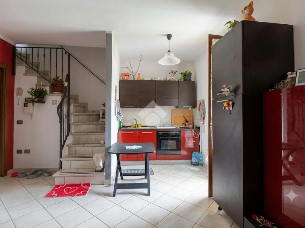 Kitchen - Modernised Studio with Balcony in Gambettola