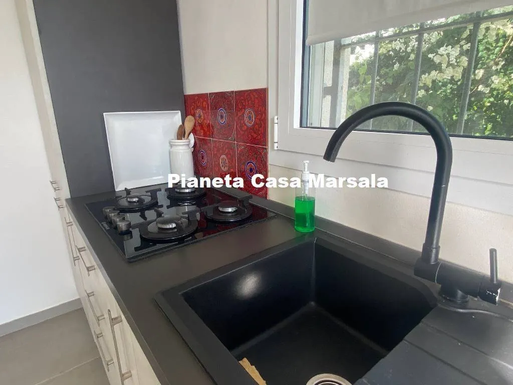 Cuisine - Semi-detached Villa with Sea View in Marsala