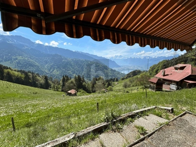 Terrace - Chalet with Mountain View in Montreux