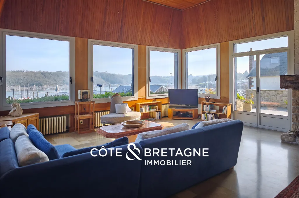Séjour - Maison avec Vue Panoramique sur l'Estuaire du Trieux à Lézardrieux