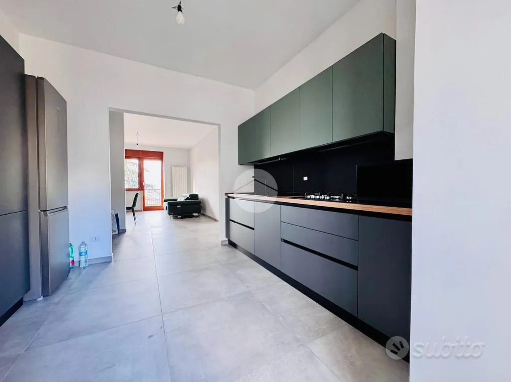 Cuisine - Fully Renovated Apartment with Panoramic Balcony in L'Aquila