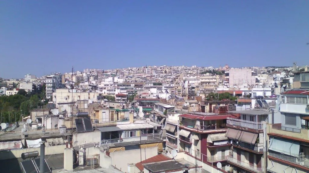 Balcon - City View Flat in Vardaris, Thessaloniki