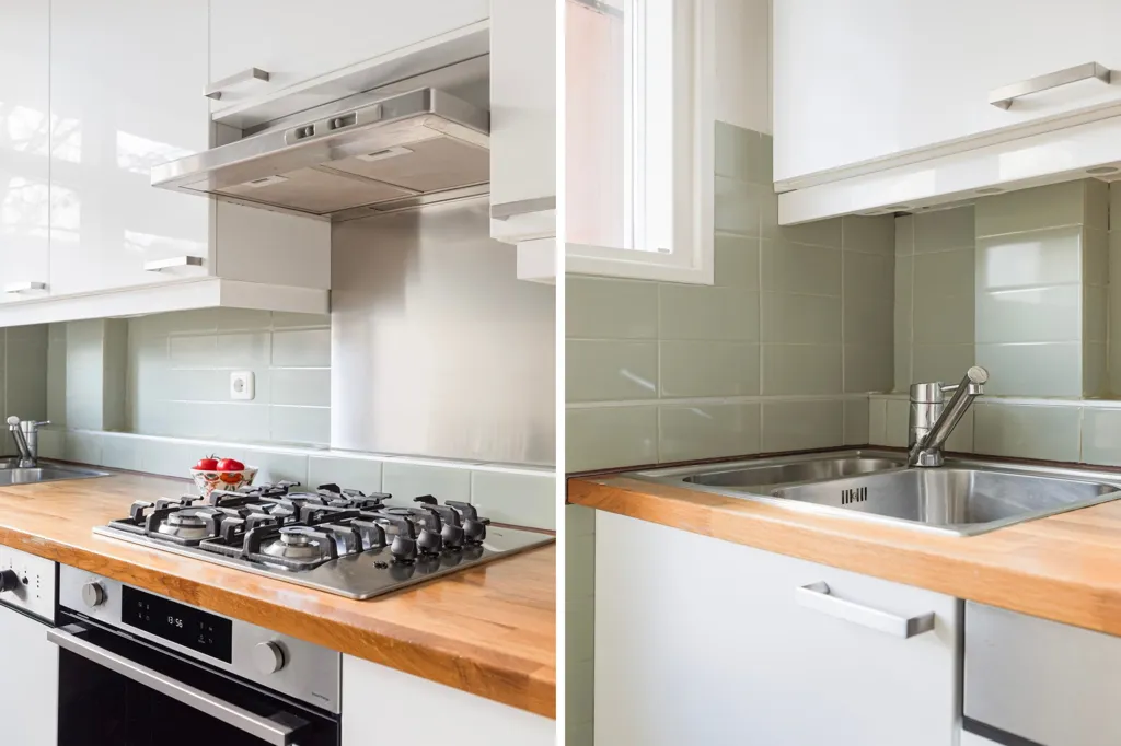 Cuisine - 1940s Apartment with South-Facing Balcony in Blijdorp