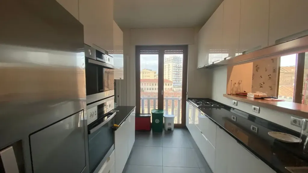Cuisine - Four-Bedroom Apartment with Terraces in Milan