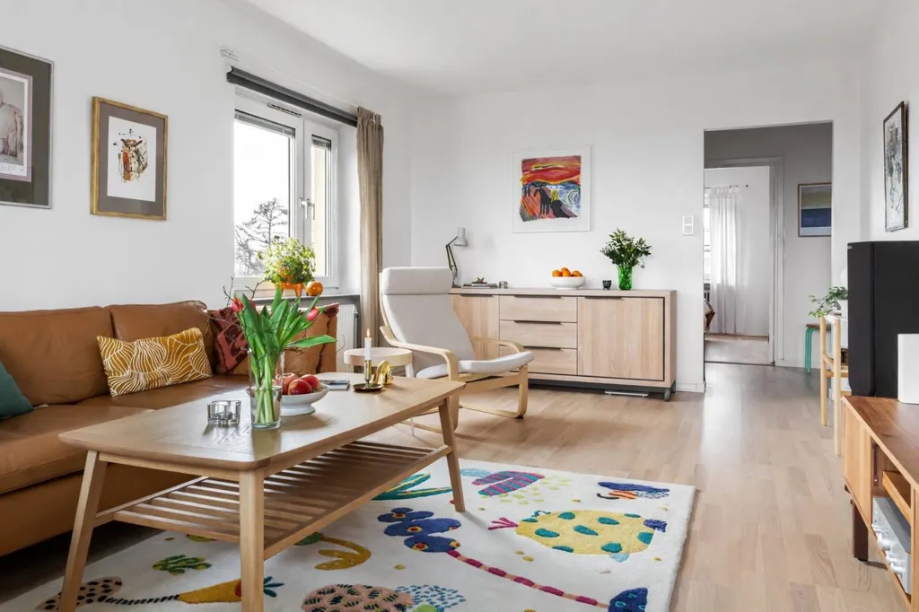 Séjour - Apartment with Sea View in Ystad