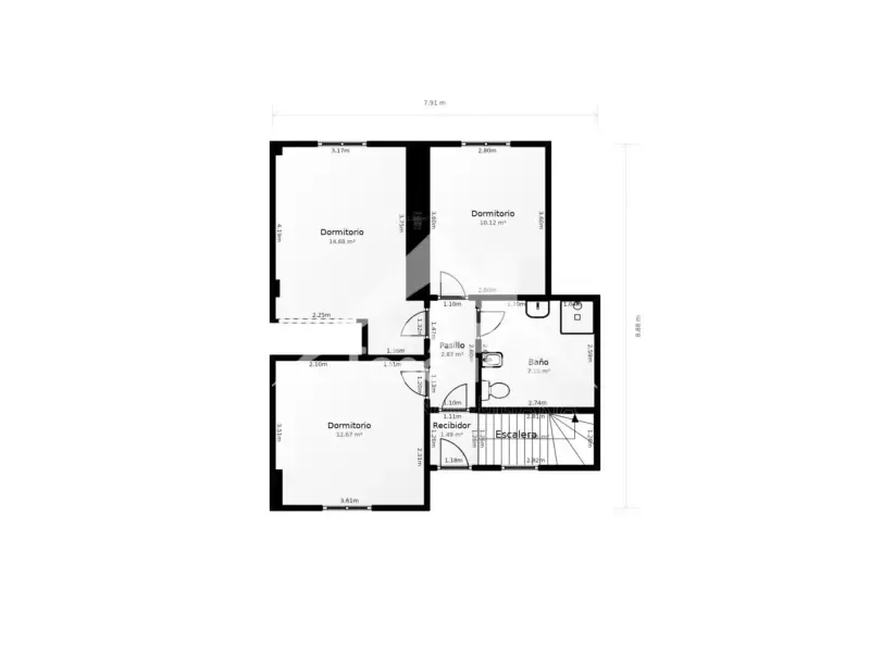 Plaan - Duplex with Garden in Calle Sol, Sevilla