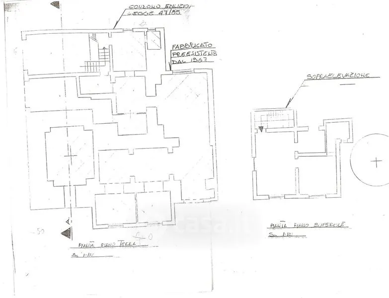 Plan - Masseria with Trulli in Valle d'Itria