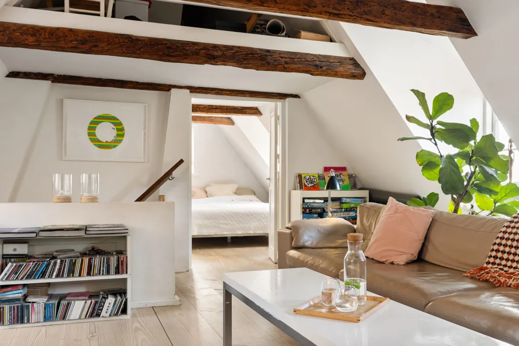 Séjour - Historic Cottage with Garden in Copenhagen