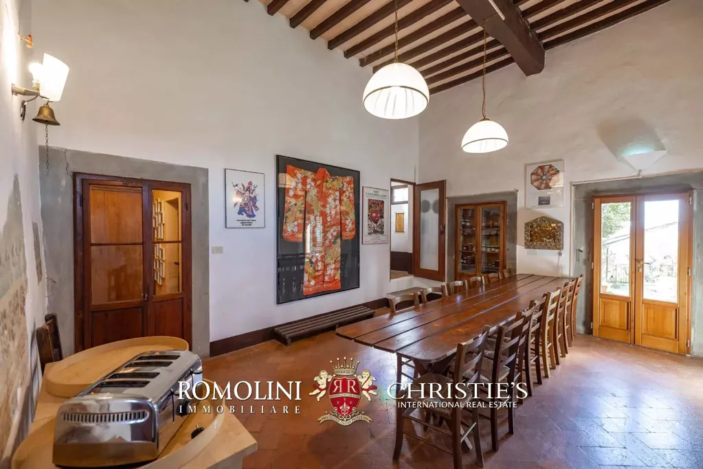 Söögituba - Historical Villa with Pool in Chianti Hills