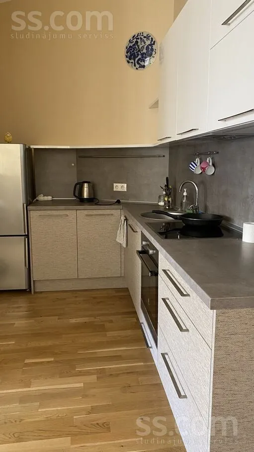 Köök - 2-Bedroom Apartment with Balcony in Riga Centre