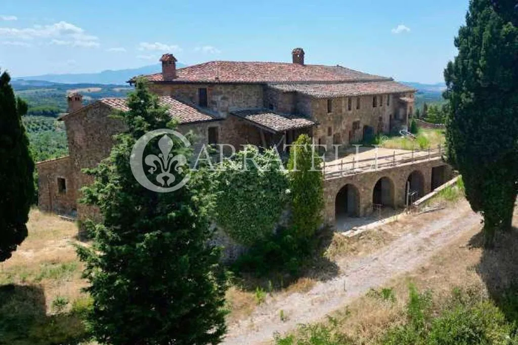 Vue aérienne - Luxury Farmhouse with Infinity Pool in Torrita di Siena