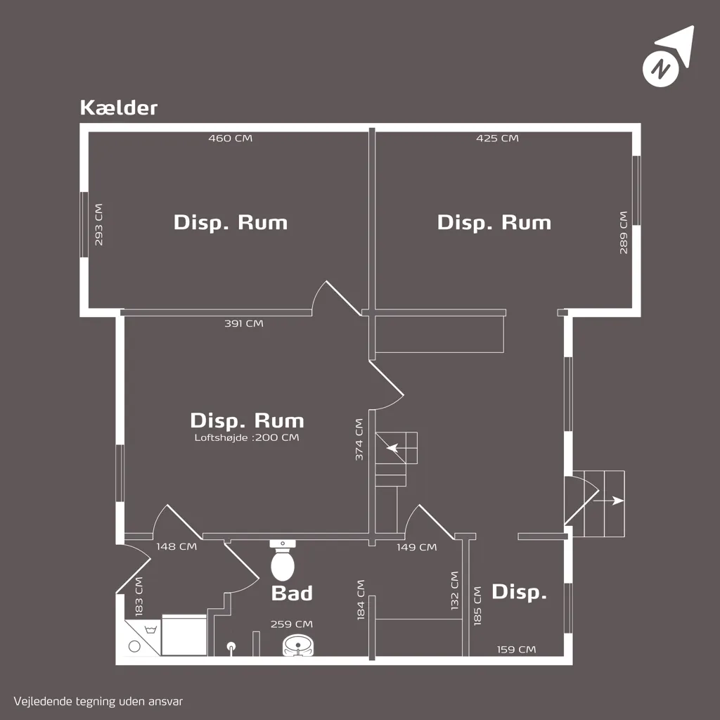Plaan - Charming Terraced House with Garden in Brede