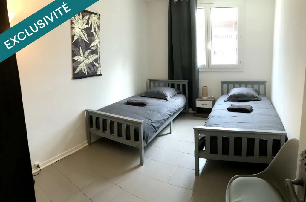 Chambres - Appartement T3 avec Parking Sécurisé au Mans