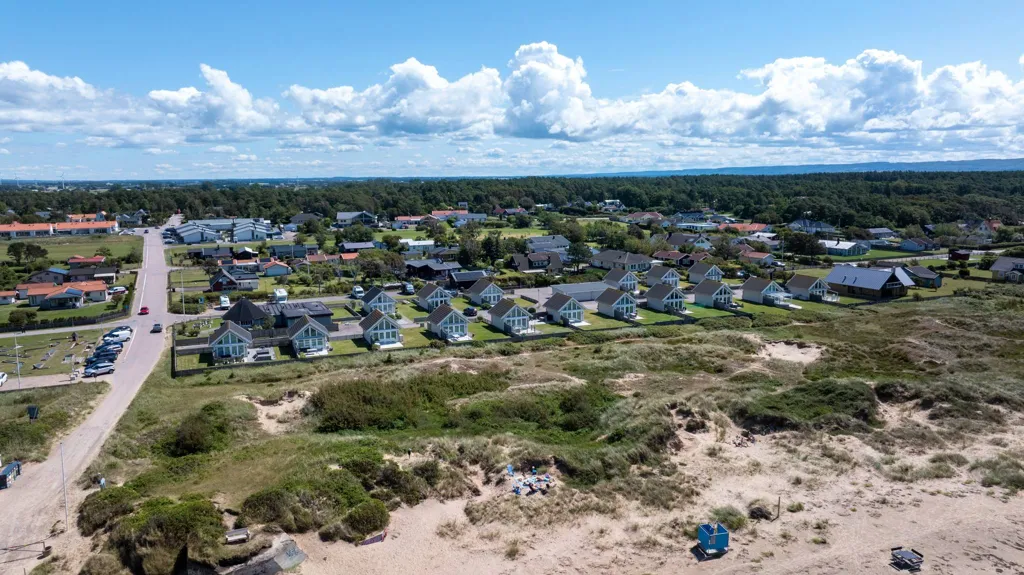 Vue aérienne - Strandfront Property with Development Potential in Mellbystrand