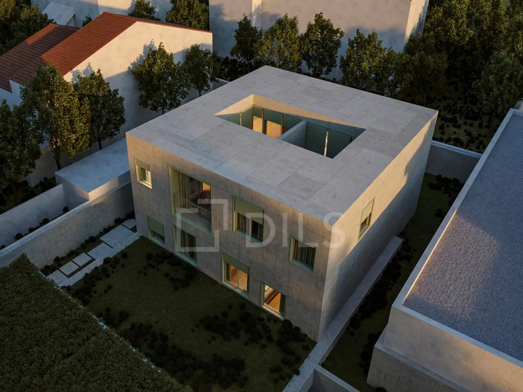 Aerial - Luxury Duplex Villa in Porto's Hollywood