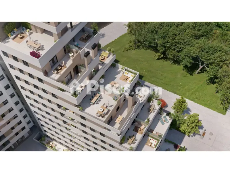 Vue aérienne - New Flat with Terrace in Avenida de Andalucía