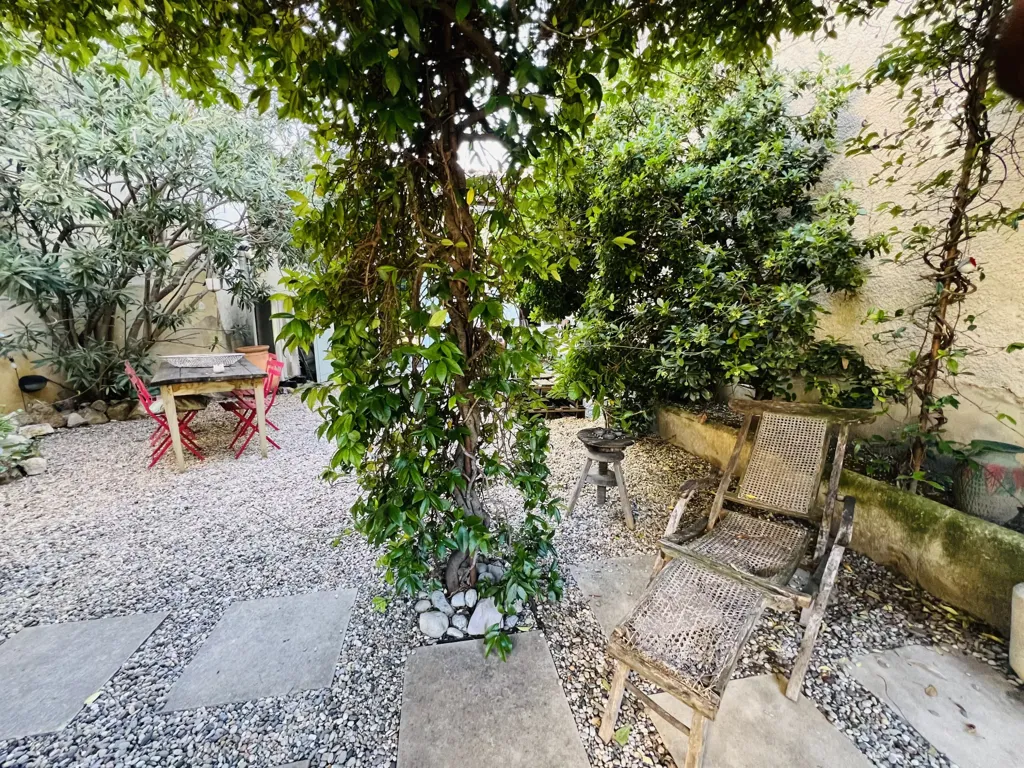 Jardin - Maison Bourgeoise avec Jardin à Sablet