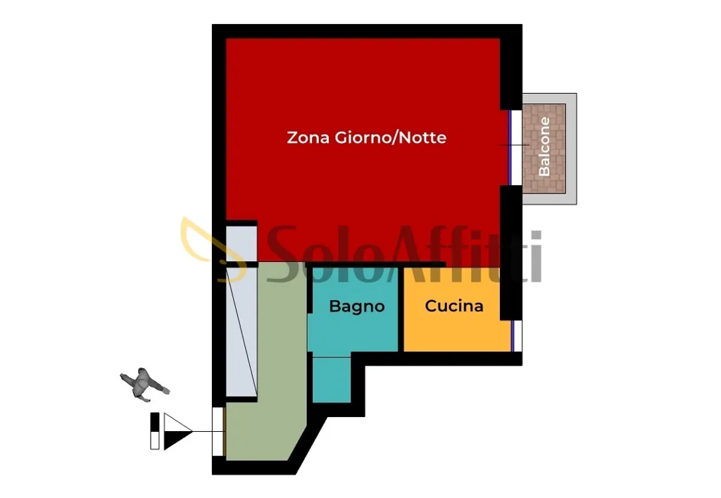 Appartement 1 pièces à Milano